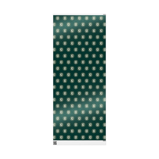 Oakland Athletics Baseball MLB Birthday Graduation Holiday Gift Wrapping Paper