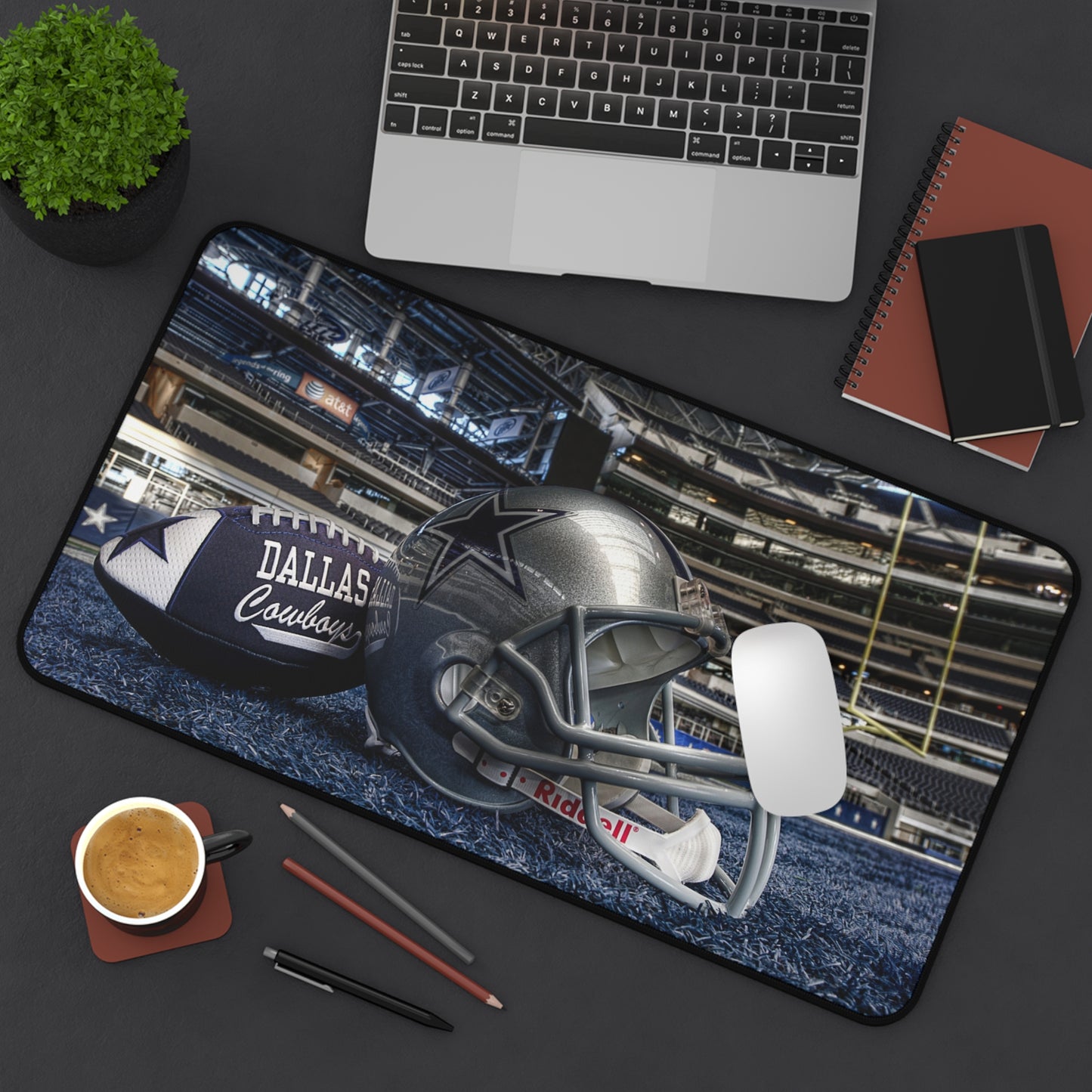Dallas Cowboys Helmet NFL Football High Definition PC Desk Mat Mousepad