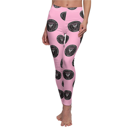 Inter Miami MLS Fußball-Logo futbol Freizeit-Leggings für Damen