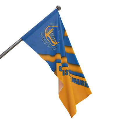 Basketball-Flagge der Golden State Warriors, NBA-Weltmeister, hochauflösender Druck