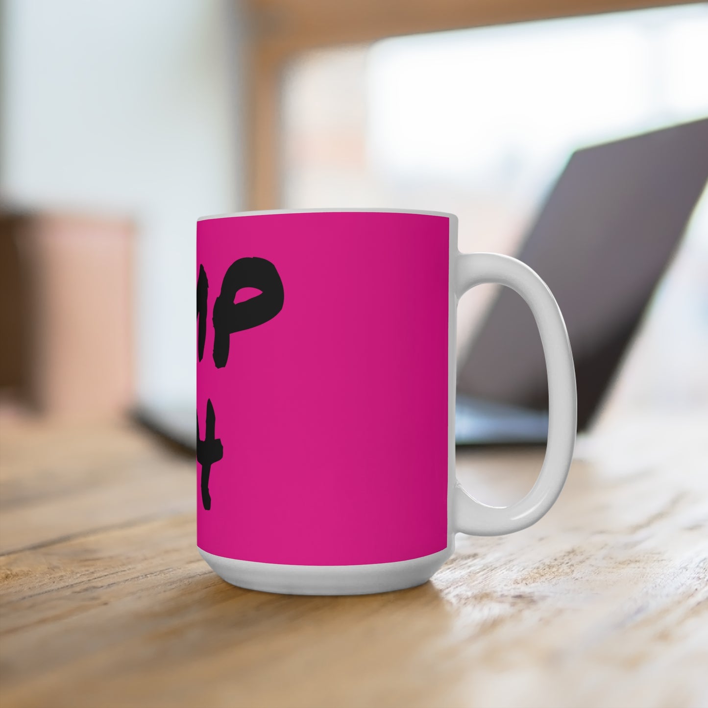 Hot Pink Trump 2024 Jumbo Ceramic Coffee Mug 15oz MAGAGA