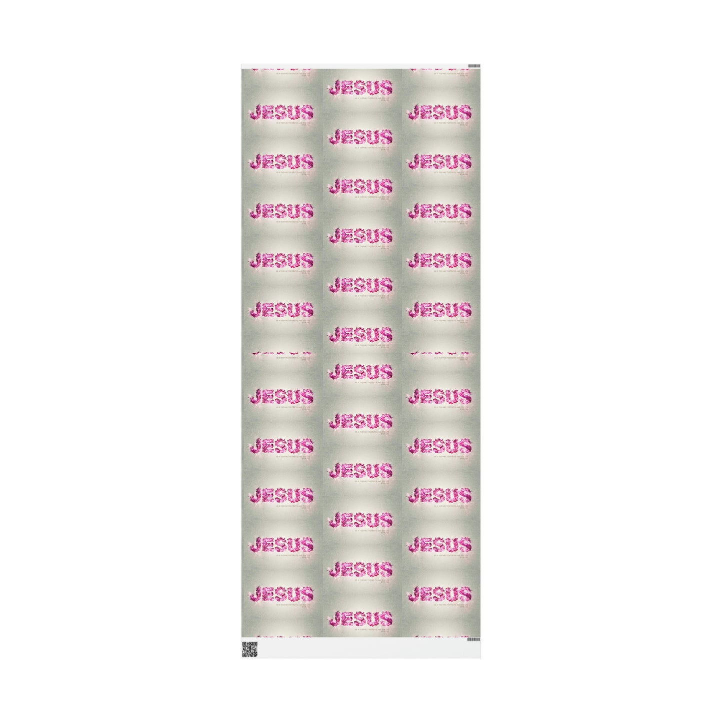 Jesus Pink Inspirational Religious Birthday Gift Present Holiday Wrapping Paper God