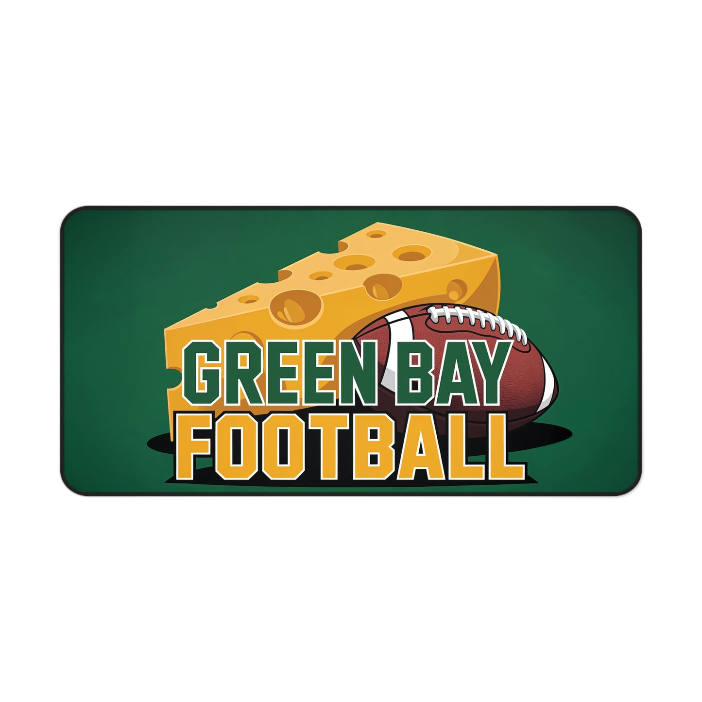 Green Bay Football High Definition Print Non Slip Desk Mat Office Home Mouse Pad