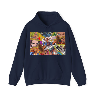 One Piece Monkey Ruffy Jimbei Nico Nami Unisex Heavy Blend Kapuzenpullover