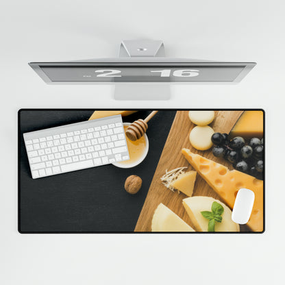 Cheese Lovers Grapes Honey charcuterie board High Definition Desk Mat Mousepad