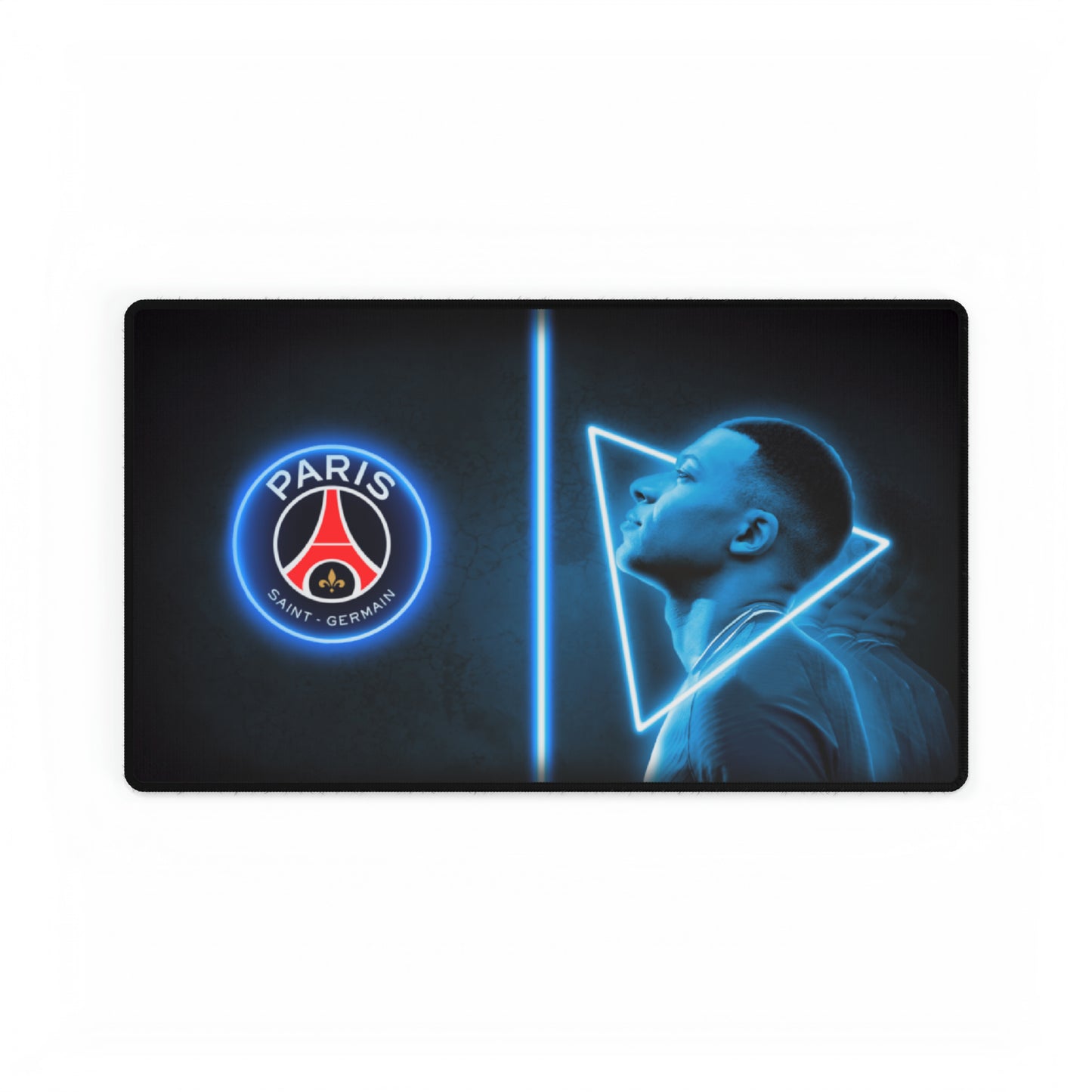 Kylian Mbappé Premier League Paris Saint-Germain Soccer Futbol High Definition Desk Mat Mousepad