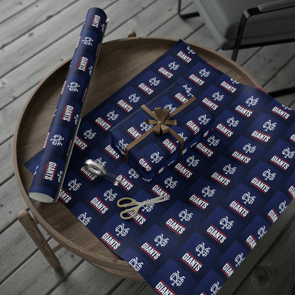 New York Giants NFL Football Birthday Gift Wrapping Paper Holiday