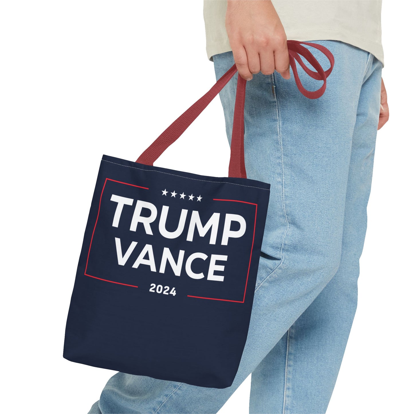 Trump Vance 24 MAGA Rally Durable Heavy Duty Tote Bag