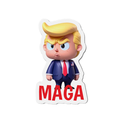 Little Trump MAGA America Style 1 Die-Cut Magnet