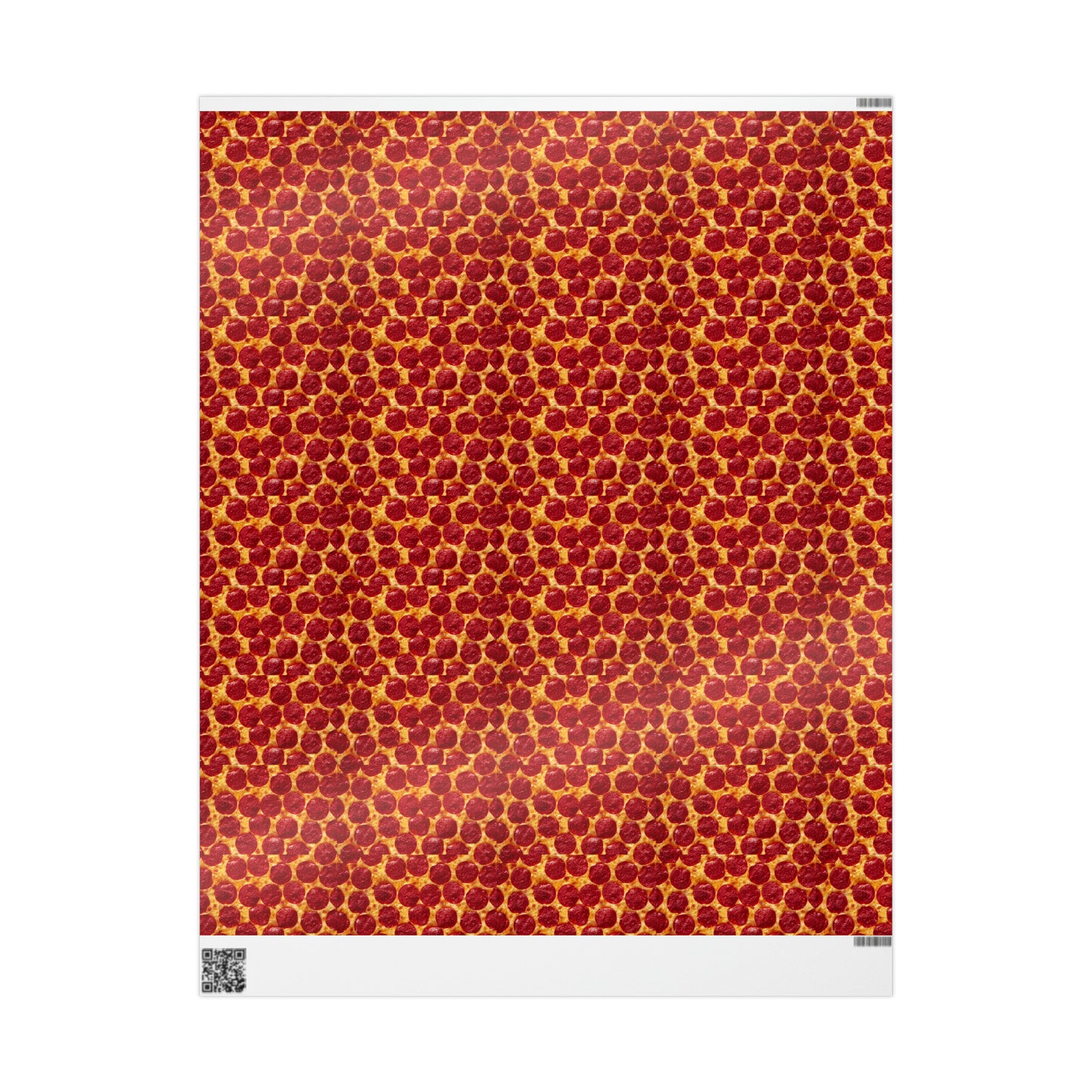 Pepperoni Pizza cheese High Definition Birthday Gift Present Holiday Wrapping Paper