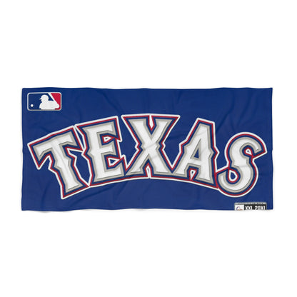 Texas Rangers MLB Baseball High-Definition Jumbo Ultra Soft Beach Towel