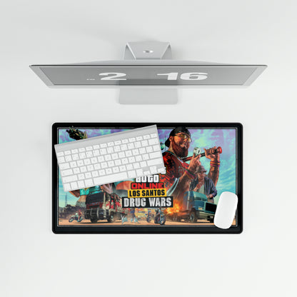 GTA 5 Online Los Santos Wars High Definition PC PS Video Game Desk Mat