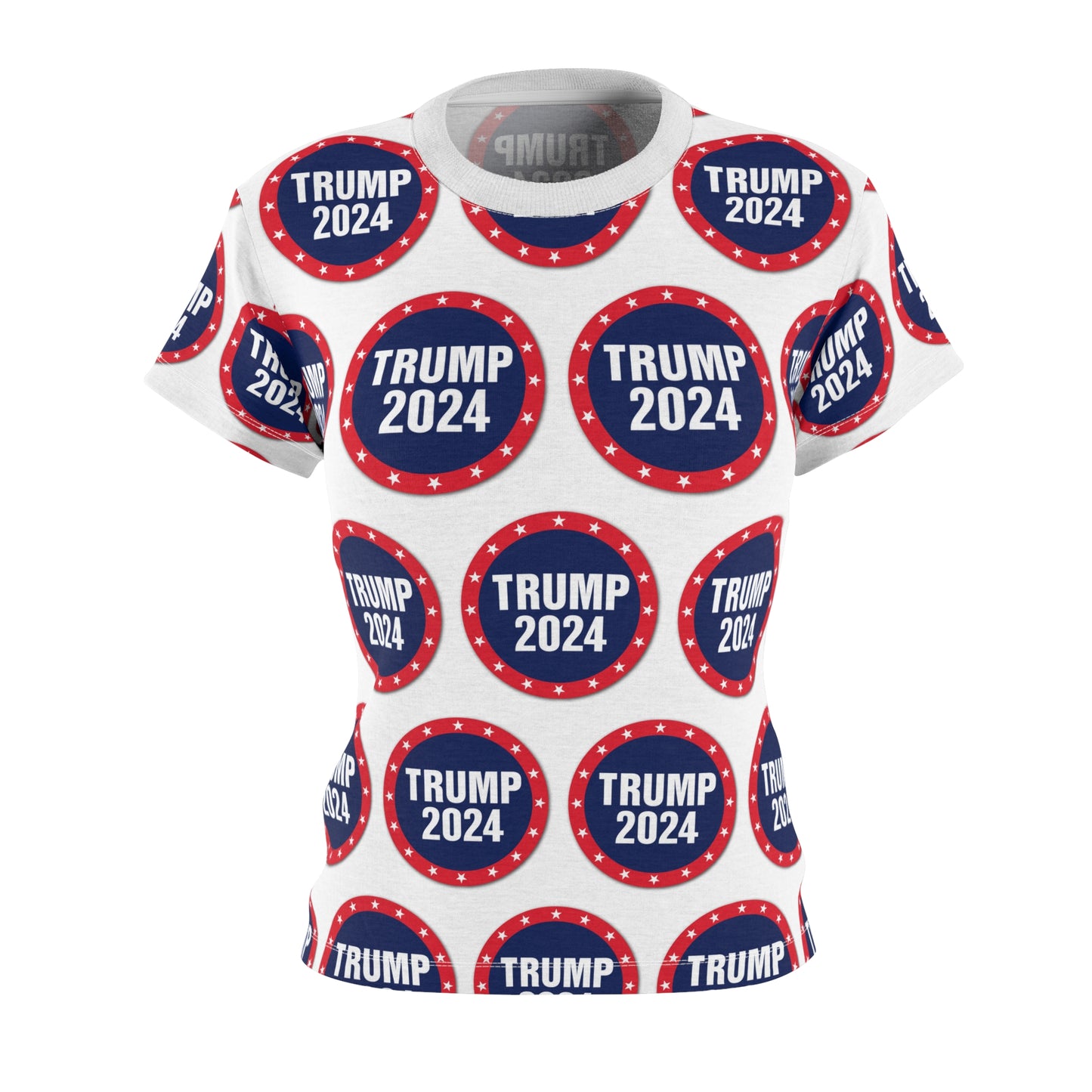 Trump 2024 Circle Logo Women's Cut & Sew Tee MAGA