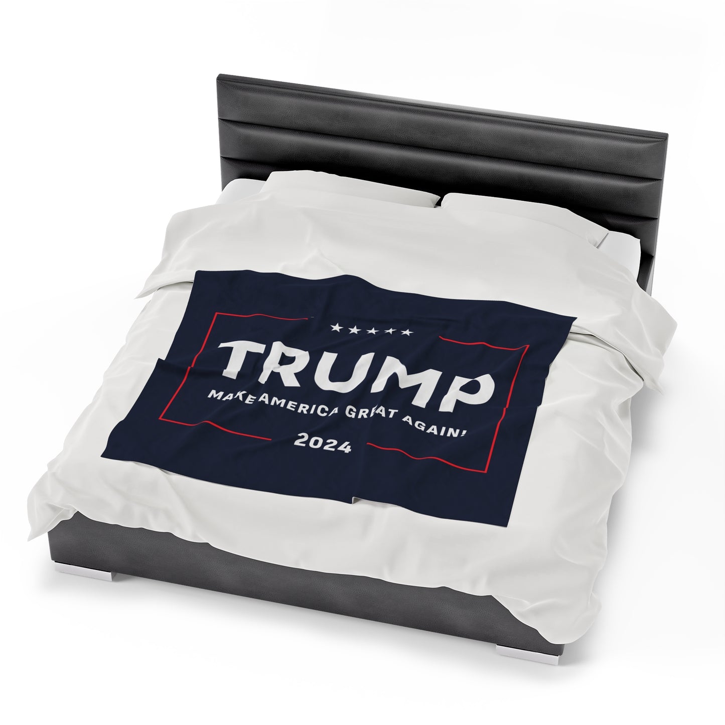 Trump MAGA Make America Great Again Velveteen Plush Blanket Mother's Father's Day Anniversary Gift Present