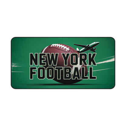 New York Football High Definition Print Non Slip Desk Mat Office Home Mouse Pad Sports Fan Gift Ultra Smooth Surface Rubber Backing