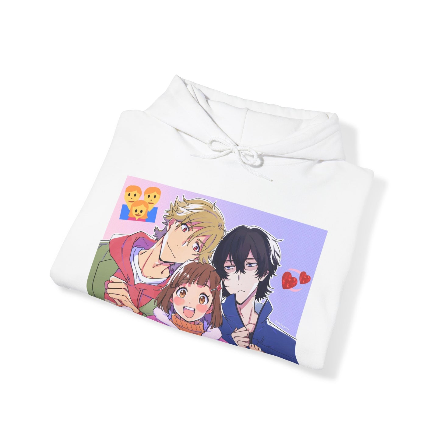 Buddy Daddies Anime Cartoon Unisex Heavy Blend Hooded Sweatshirt