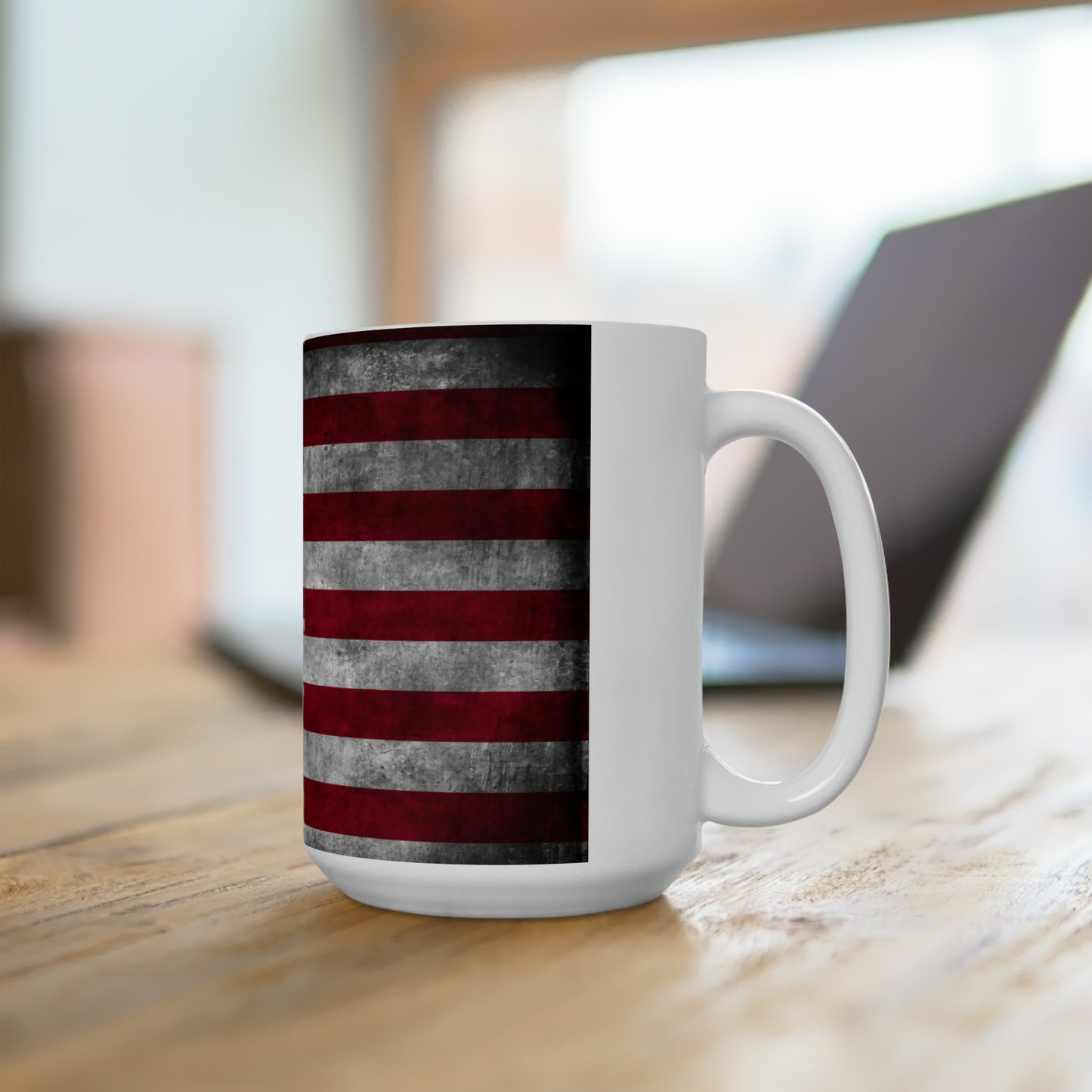 Captain Trump American Flag Jumbo Ceramic Coffee Mug 15oz