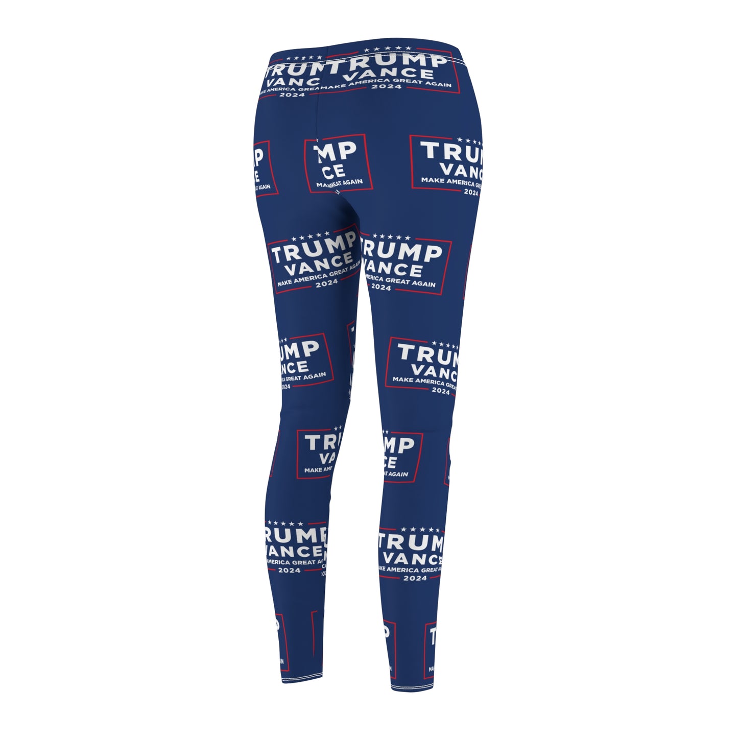 Trump Vance 2024 MAGA Blue Women's Casual Leggings MAGAGA Store