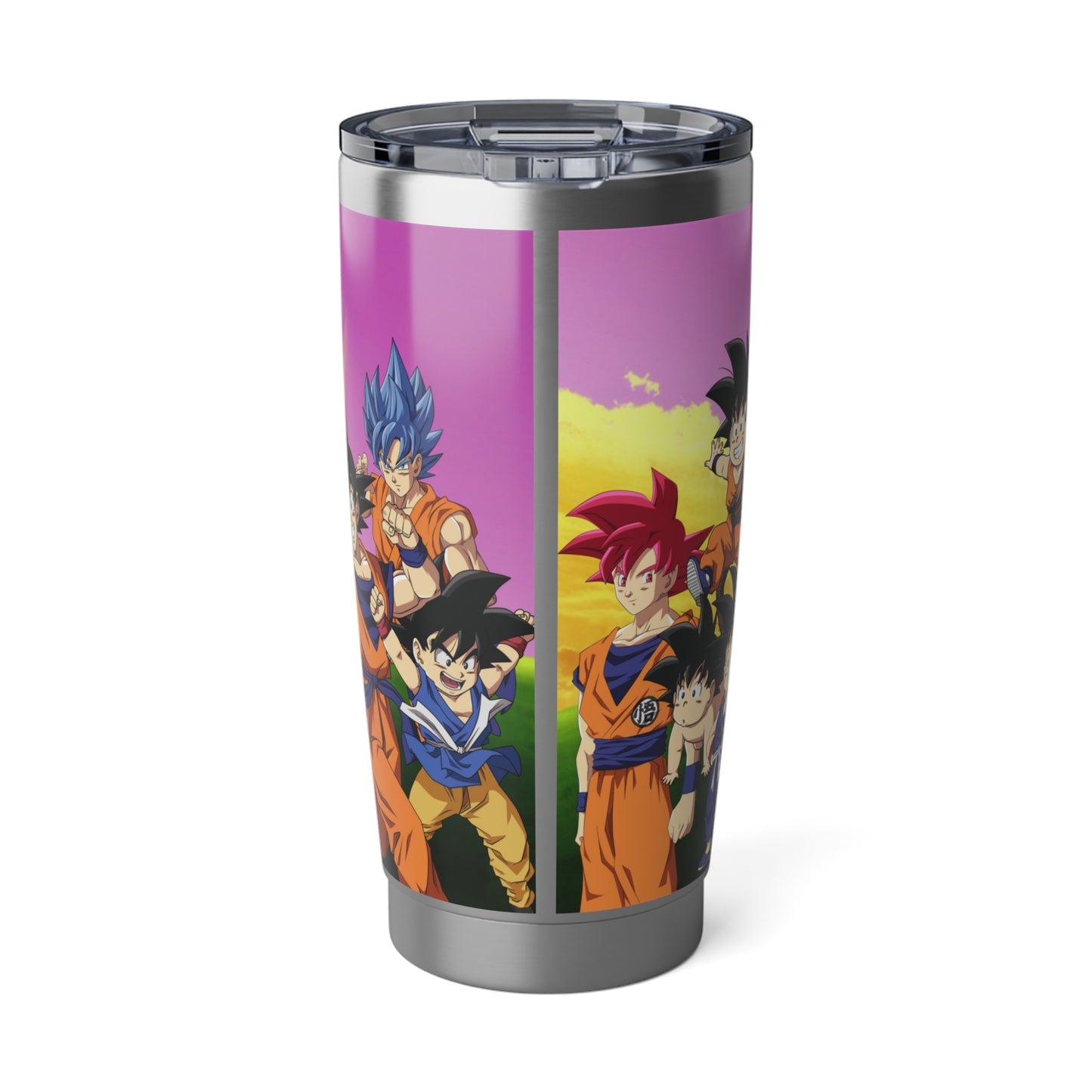 Dragon Ball Z Stages of Goku Anime Cartoon Edelstahl Vagabond 20oz Tumbler