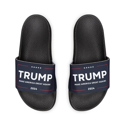 Men's MAGA Make America Great Again 2024 Comfy PU Slide Sandals