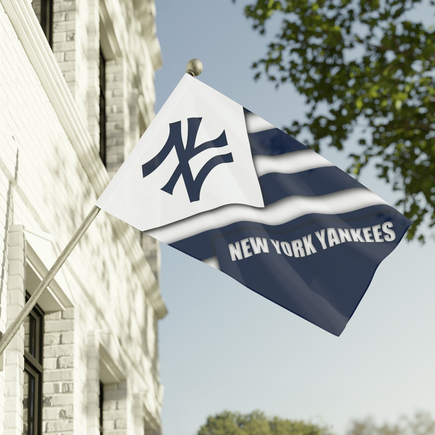 New York Yankees Baseball World Champions High Definition Print Flag MLB