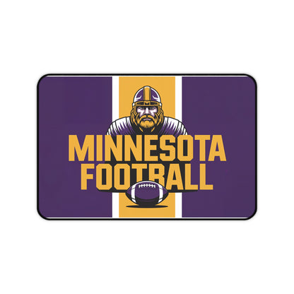 Minnesota Football High Definition Print Non Slip Desk Mat Office Home Mouse Pad Sports Fan Gift Ultra Smooth Surface Rubber Backing