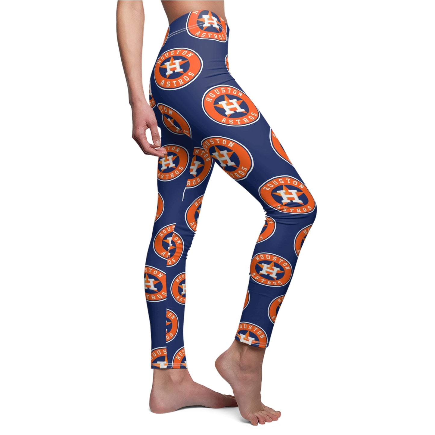 Houston Astros MLB Baseball Women's Casual Comfy Leggings