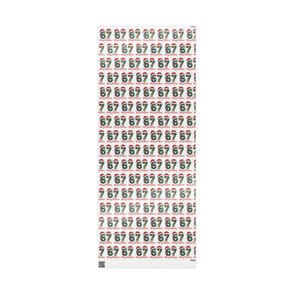 67 Merry Christmas Wrapping Papers - Santa Cartoon Funny Gift Wrap, Holiday Present, 67 Meme