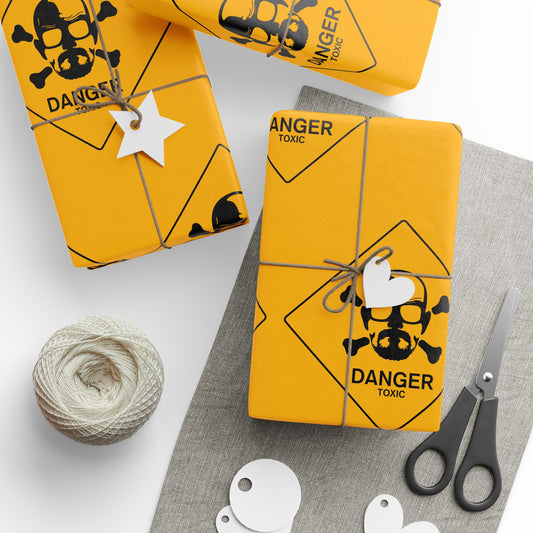 Danger Walter White Heisenberg Funny Breaking Bad Birthday Gift Wrapping Paper Holiday