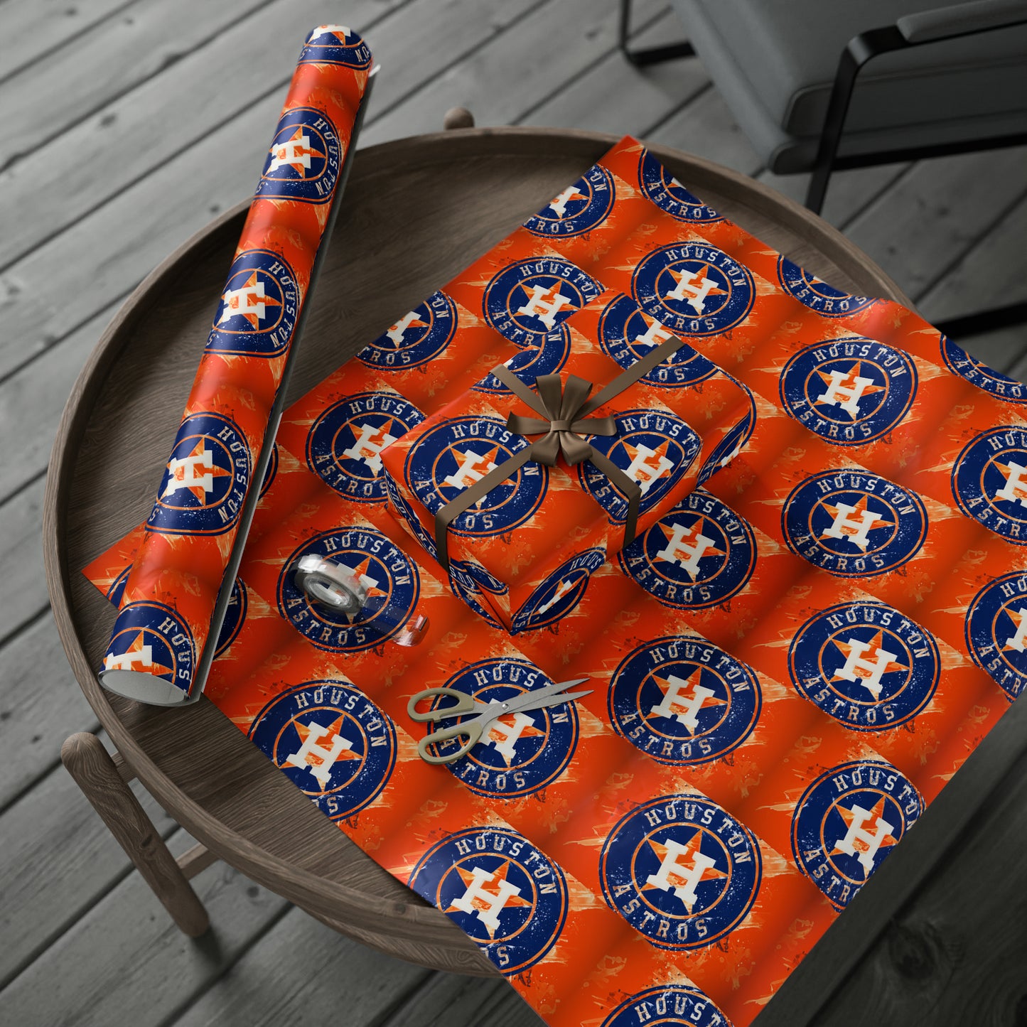 Houston Astros Baseball MLB Geburtstagsgeschenkpapier Urlaub