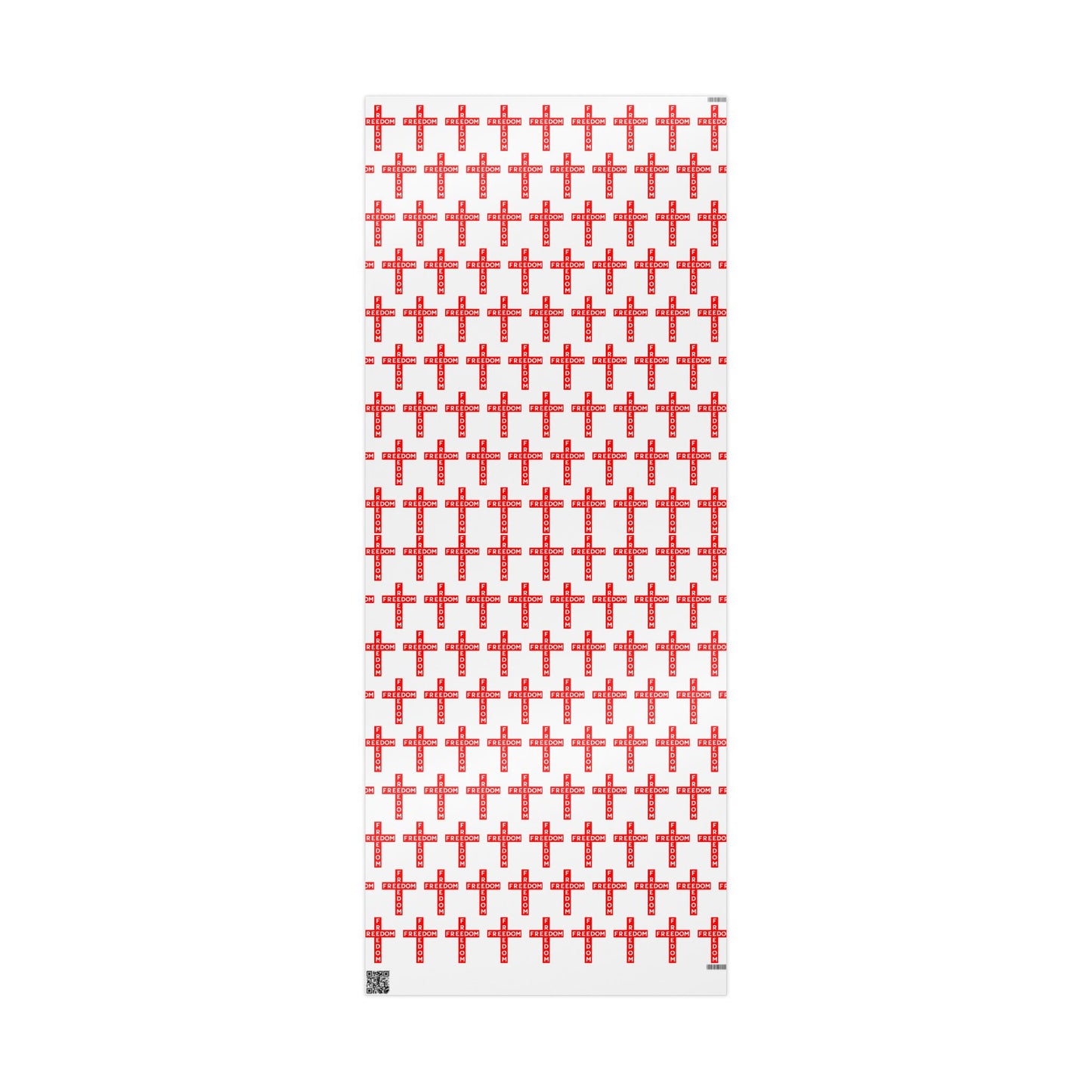 Freedom Red Cross Charlie Kirk Wrapping Papers