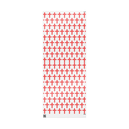 Freedom Red Cross Charlie Kirk Wrapping Papers