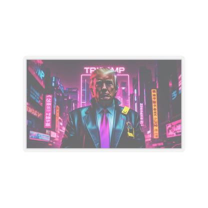 Trump Cyberpunk 2077 style 1 Kiss-Cut Stickers *choose size