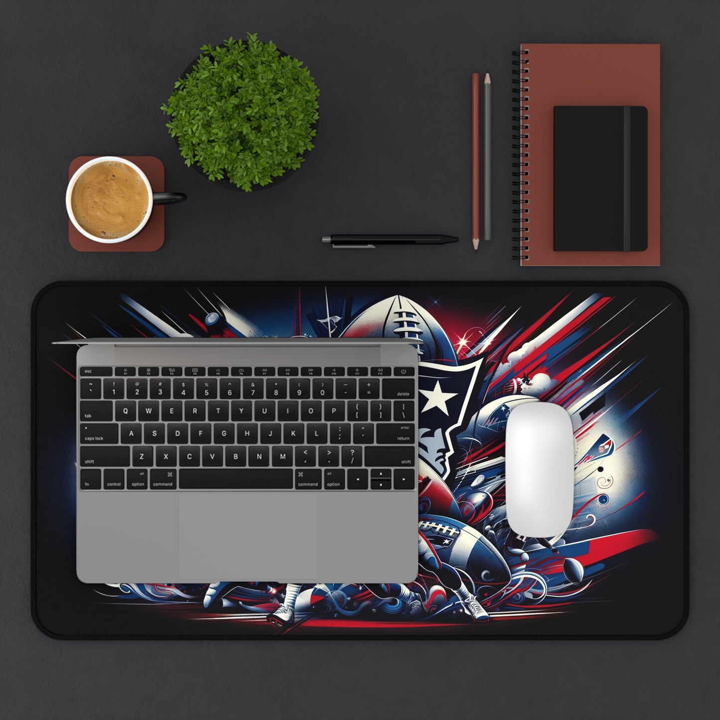 New England Patriots NFL Football High Definition PC Desk Mat Mousepad