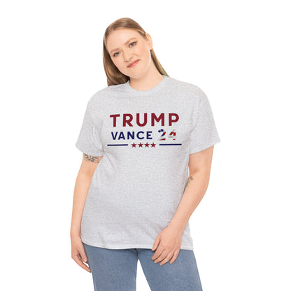 Trump Vance 24 MAGA Unisex Heavy Cotton Tee