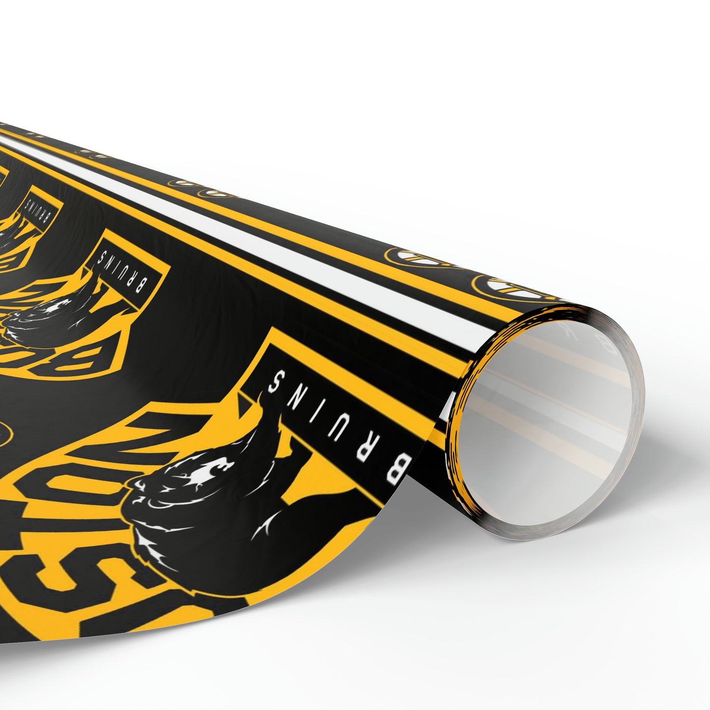 Boston Bruins NHL Hockey Birthday Gift Wrapping Papers Holiday Sports