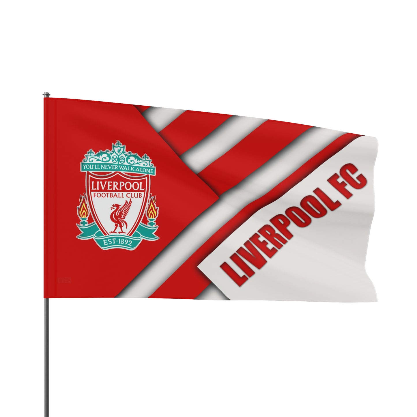 Liverpool FC World Champions High Definition Print Flag Soccer