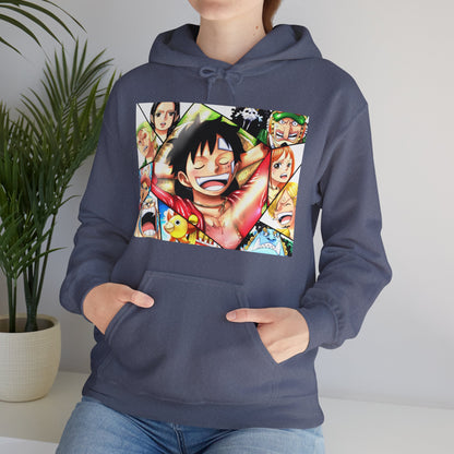 One Piece Monkey Ruffy Jimbei Nico Nami Unisex Heavy Blend Kapuzenpullover