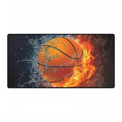 Feuer und Eis NBA Basketball High Definition Schreibtischunterlage Mousepad