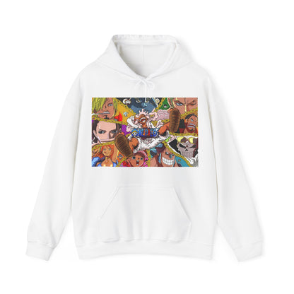 One Piece Monkey Ruffy Jimbei Nico Nami Unisex Heavy Blend Kapuzenpullover