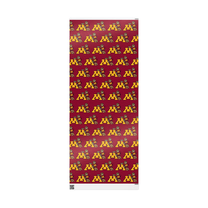 Minnesota Golden Gophers NCAA College Graduation Alumni Birthday Gift Wrapping Paper Holiday