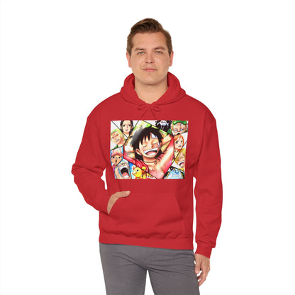 One Piece Monkey Luffy Jimbei Nico Nami Unisex Heavy Blend Hooded Sweatshirt