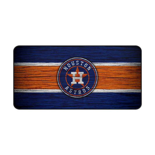 Houston Astros Holzoptik MLB Baseball High Definition Print Schreibtischunterlage Mousepad