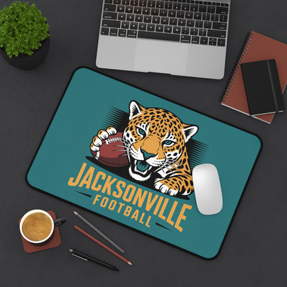 Jacksonville Football High Definition Print Non Slip Desk Mat Office Home Mouse Pad Sports Fan Gift Ultra Smooth Surface Rubber Backing