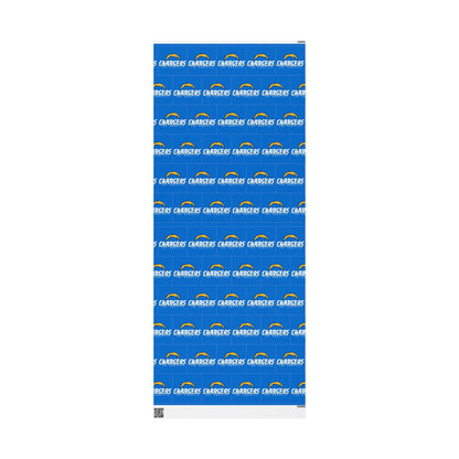 Los Angeles Chargers NFL Football Birthday Graduation Gift Wrapping Paper Holiday