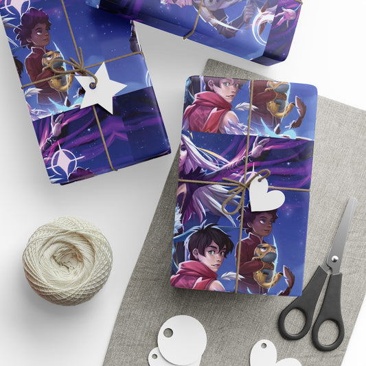 Dragon Prince Main Characters Birthday High Def Gift Wrapping Paper