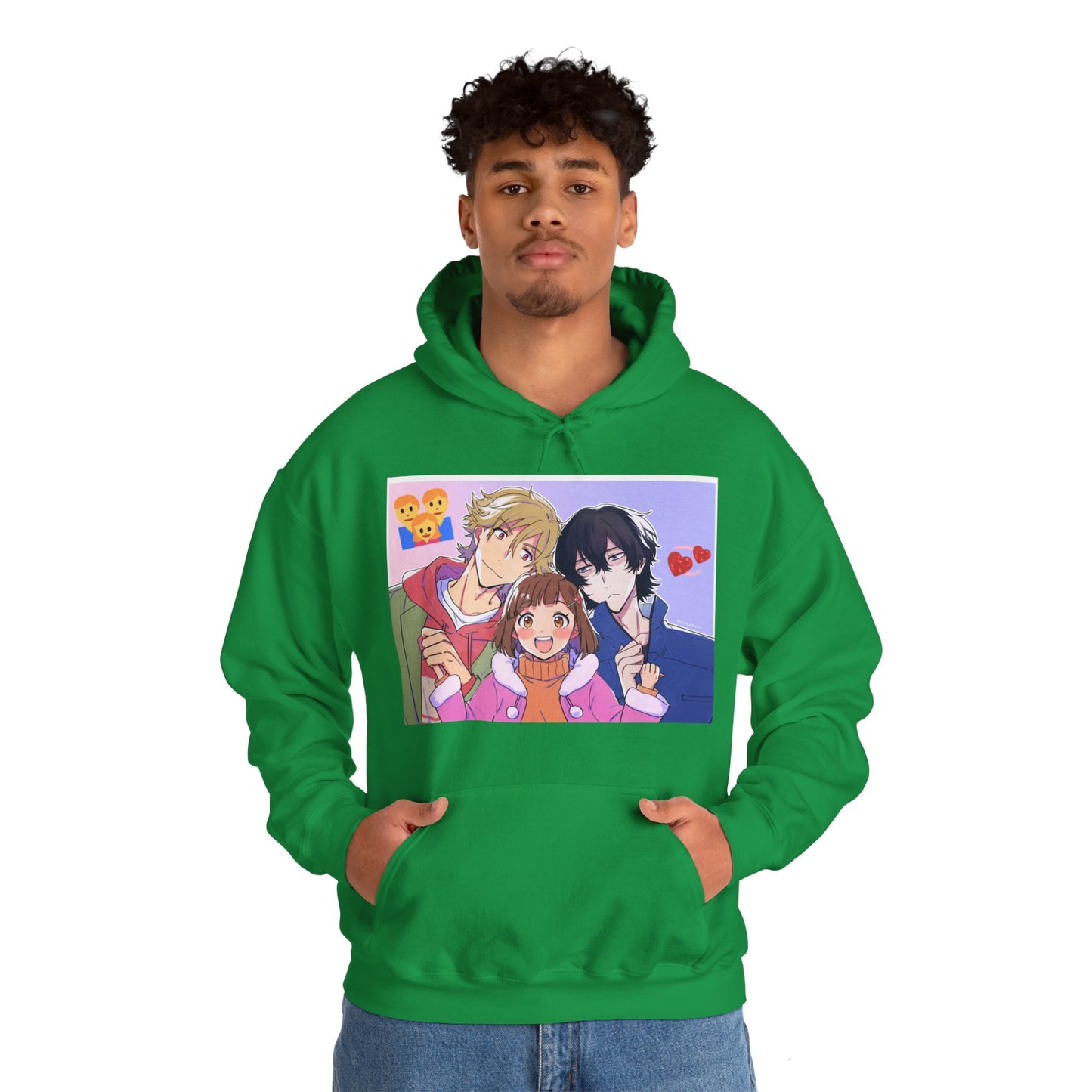 Buddy Daddies Anime Cartoon Unisex Heavy Blend Kapuzenpullover