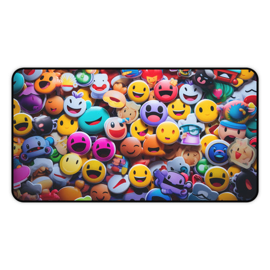 Funny Emoji Faces High Definition Game Home Video Game PC PS Desk Mat Mousepad