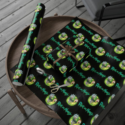 Rick and Morty High Definition Funny Cartoon Birthday Gift Wrapping Paper Holiday