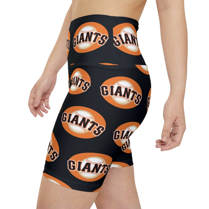 San Francisco Giants MLB Baseball Women's Workout Bike Comfy Shorts